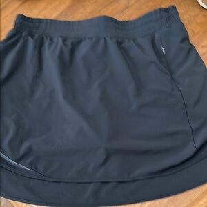Lululemon Athletica Black Skater Mini Skirt Casual